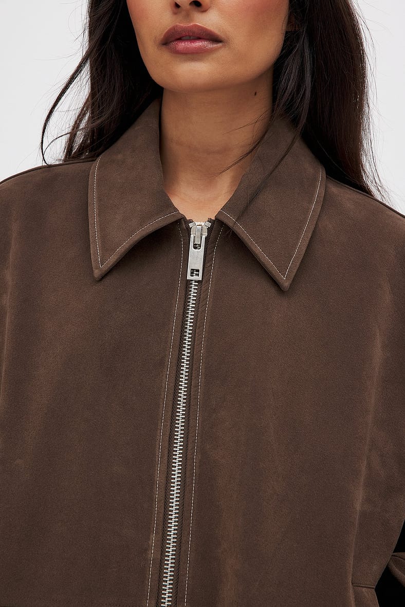 RÉVOLTE™ Suede Zip Jacket