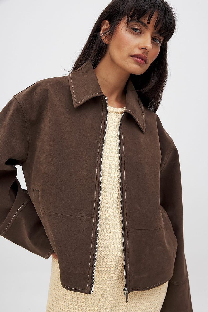 RÉVOLTE™ Suede Zip Jacket